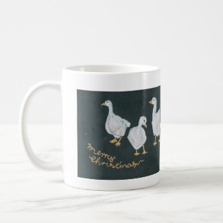 Christmas Geese Coffee Mug mug