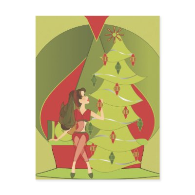 Christmas Genie Postcards by trennea