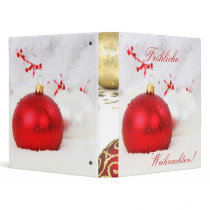 Christmas German Frohliche Weihnachten binders