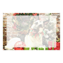 Christmas - German Shepherd - Reba Custom Stationery