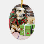 Christmas - German Shepherd - Sage Ornament