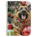 Christmas - German Shepherd - Thor Kindle Keyboard Case