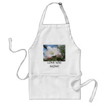 CHRISTMAS GIFT Apple Blossoms MOMS APRON by Basleeartprintgifts CHRISTMAS GIFT Apple Blossoms MOMS APRON