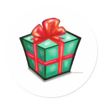 Christmas Gift Box stickers by FunGraphix Christmas Gift Box stickers