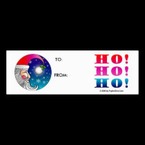 Christmas Gift Cards - Santa Moon Ho Ho Ho! business cards