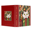 Christmas Gift Cat Photo Scrapbook Binder by jamiecreates1 Christmas Gift Cat Photo Scrapbook Binder