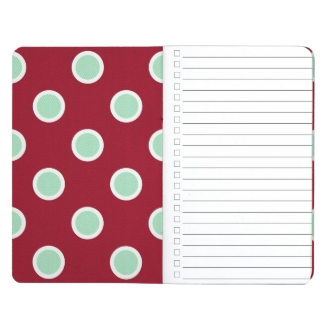 Christmas Gift Checklist Polka Dot Pocket Journal