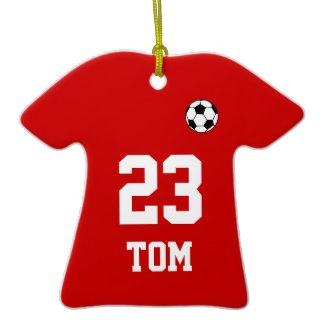 Christmas Gift Football Shirt Hanging Ornament ornament