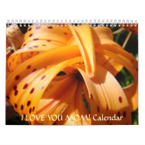 CHRISTMAS GIFT MOM Calendar I LOVE YOU MOM! by Basleeartprintgifts CHRISTMAS GIFT MOM Calendar I LOVE YOU MOM!