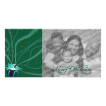 Christmas Gift Photo Greeting Card