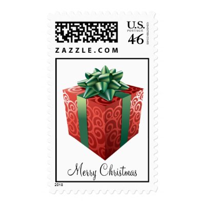 Christmas Gift Postage Stamps