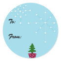 Christmas Gift Seal stickers