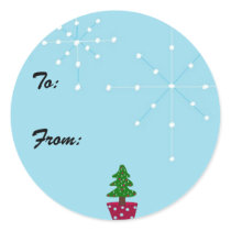 Christmas Gift Seal stickers by seashell2 Christmas Gift Seal stickers