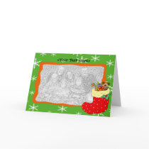Christmas gift sock cards