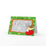 Christmas gift sock card