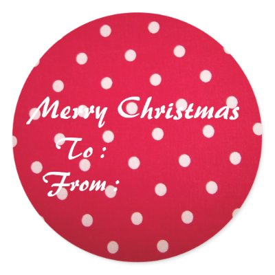 Christmas Gift stickers