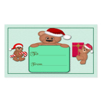 Christmas gift tag7 business cards