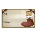Christmas Gift Tag business cards by forbes1954 Christmas Gift Tag business cards