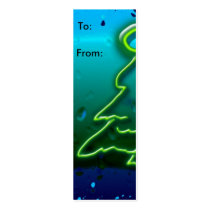 christmas gift tag business cards