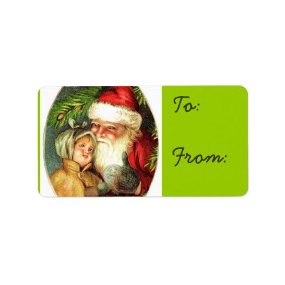 Christmas Gift Tag labels