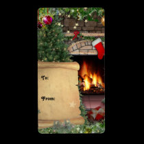 Christmas Gift Tag labels