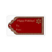 Christmas Gift Tag Labels