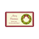 Christmas Gift Tag Labels label