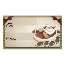 Christmas Gift Tag profilecard