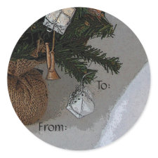 Christmas Gift Tag sticker
