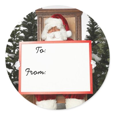Christmas Gift Tag stickers by photoinspiration