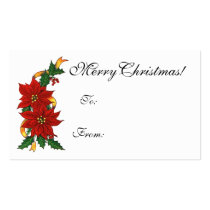 Christmas GIFT TAGS business cards by RealPotential Christmas GIFT TAGS business cards