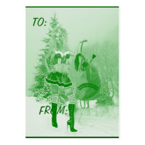 Christmas Gift Tags - Naughty Elf business cards