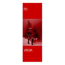 Christmas Gift Tags - Naughty Elf business cards