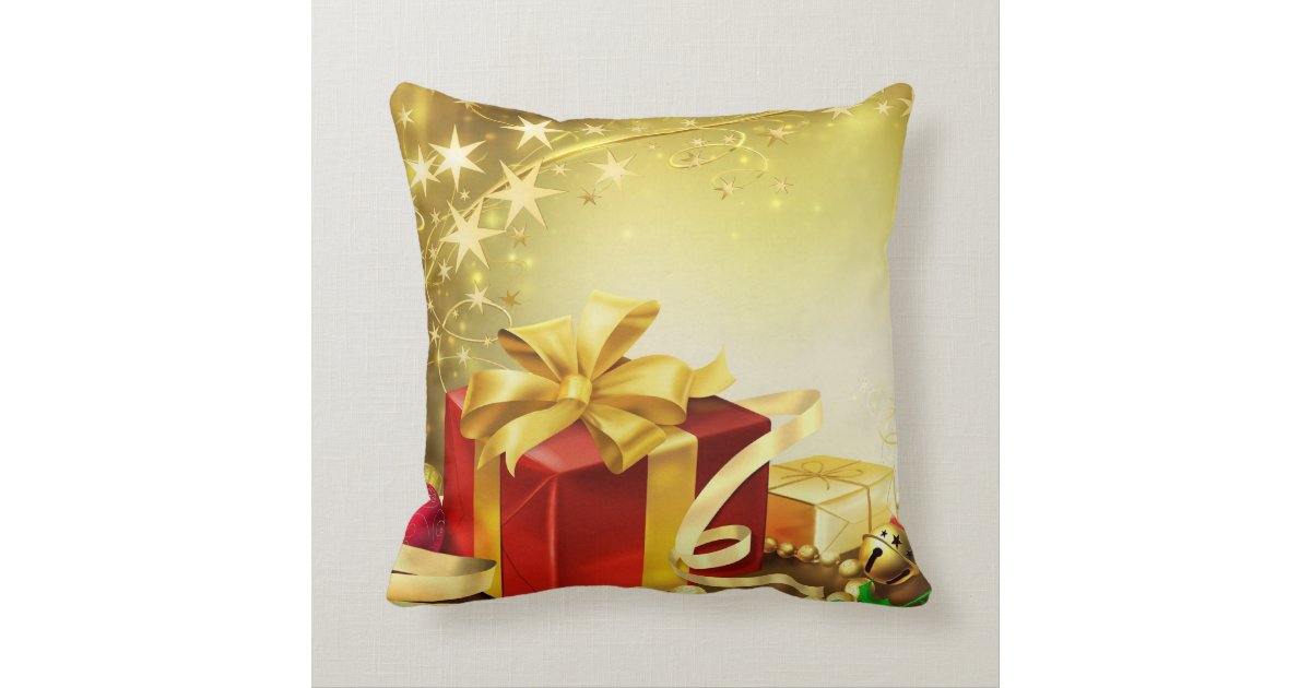 Christmas Gifts Throw Pillow Zazzle