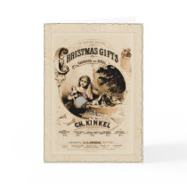 Christmas Gifts vintage card