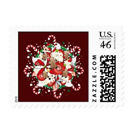 Christmas Gingerbraed Man Bouquet Postage
