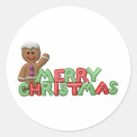 Christmas Gingerbread Cookie Sticker