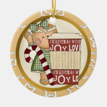 Christmas Gingerbread Holiday Ornament coffee