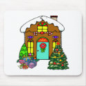 Christmas Gingerbread House mousepads