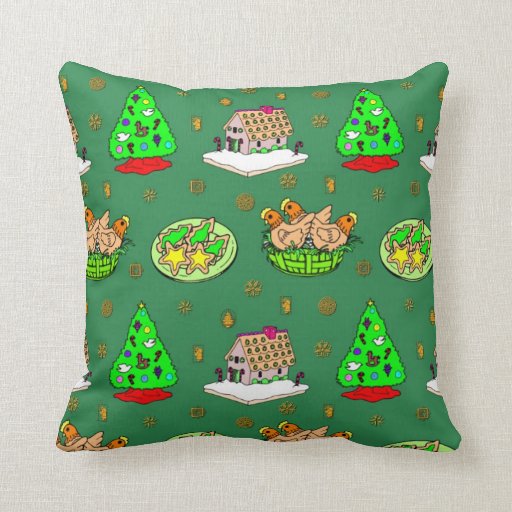 gingerbread pillow