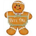 Christmas Gingerbread Man - Bite Me t-shirts by Spice Christmas Gingerbread Man - Bite Me t-shirts