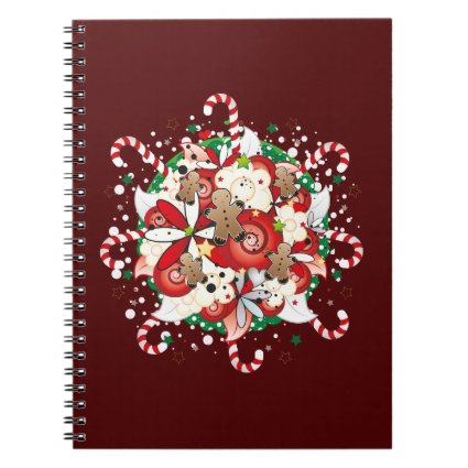Christmas Gingerbread Man Bouquet Note Books