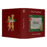 Christmas Gingerbread Men Holiday Photo Binder