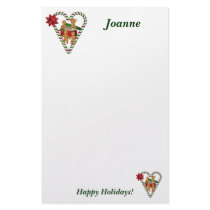 Christmas Gingerbread Men Holiday Stationery