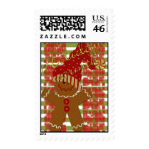Christmas Gingerbread postage by dollface766 Christmas Gingerbread postage