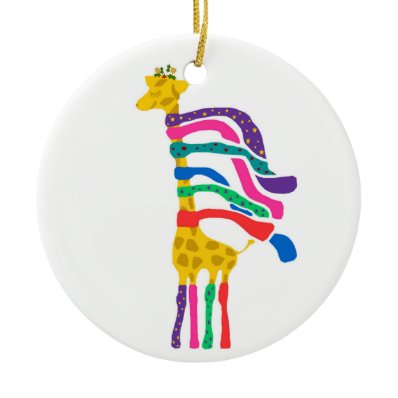 Christmas Giraffe Ornament