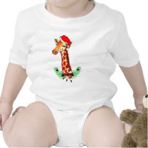 Christmas Giraffe t-shirts