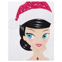Christmas Girl flyers by Melisende Christmas Girl flyers