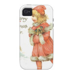 Christmas Girl Ice Skating iPhone 4/4S Cover