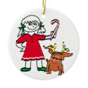 Christmas Girl Ornament ornament